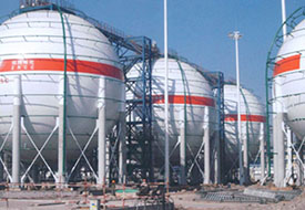 獨(dú)山子石化丙烯球罐區(qū)